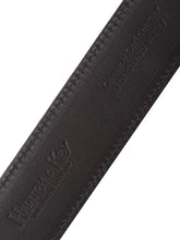 Navy Flannel & Brown Suede Belt