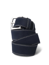 Navy Suede Belt