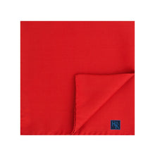 Plain Red Silk Handkerchief