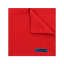Plain Red Silk Handkerchief