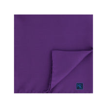 Plain Purple Silk Handkerchief