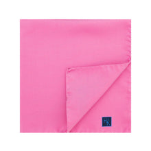 Plain Pink Silk Handkerchief
