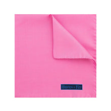 Plain Pink Silk Handkerchief