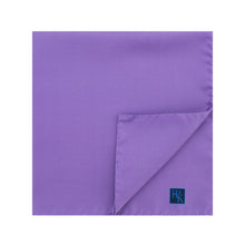 Plain Lilac Silk Handkerchief