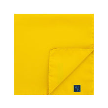 Plain Yellow Silk Handkerchief