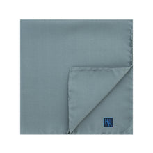 Plain Grey Silk Handkerchief
