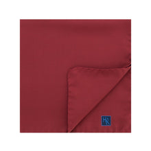 Plain Wine Silk Handkerchief