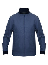 Navy & Cream Birdseye Jacket