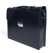 Navy Leather Document Case