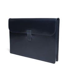 Navy Leather Underarm