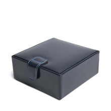 Navy Leather Large Stud Box