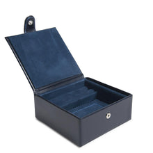 Navy Leather Large Stud Box