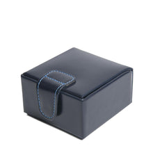 Navy Leather Small Stud Box