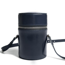Navy Leather Triple Bar Set