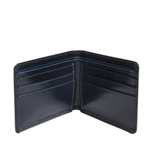 Navy Leather Notecase Wallet