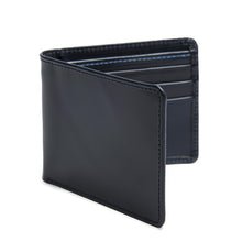 Navy Leather Notecase Wallet