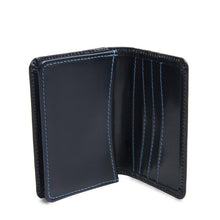 Navy Leather Business Card Case