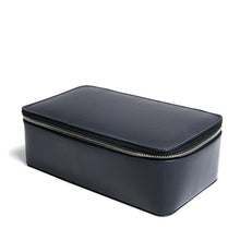 Navy Leather Box with Wet Pack