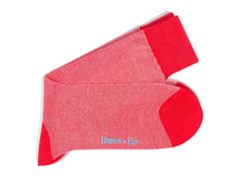 Short Red Pin Dot Cotton Socks