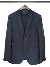 2 Piece, Plain Navy Single Breasted Suit