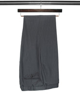 2 Piece, Grey Pinstripe Single Breasted Suit