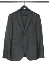 2 Piece, Plain Grey Single Breasted Suit