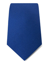 Plain Navy Printed Silk Tie