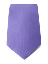 Plain Lilac Printed Silk Tie