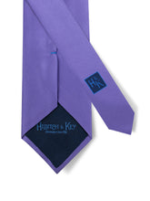 Plain Lilac Printed Silk Tie