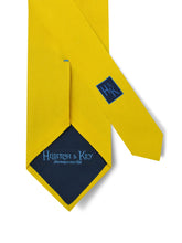 Plain Gold Printed Silk Tie