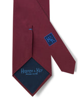 Plain Wine Printed Silk Tie