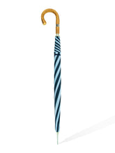 Pale Blue & Navy Golf Umbrella