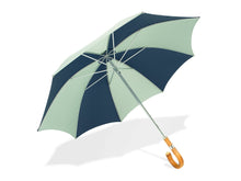 Light Grey & Navy Golf Umbrella